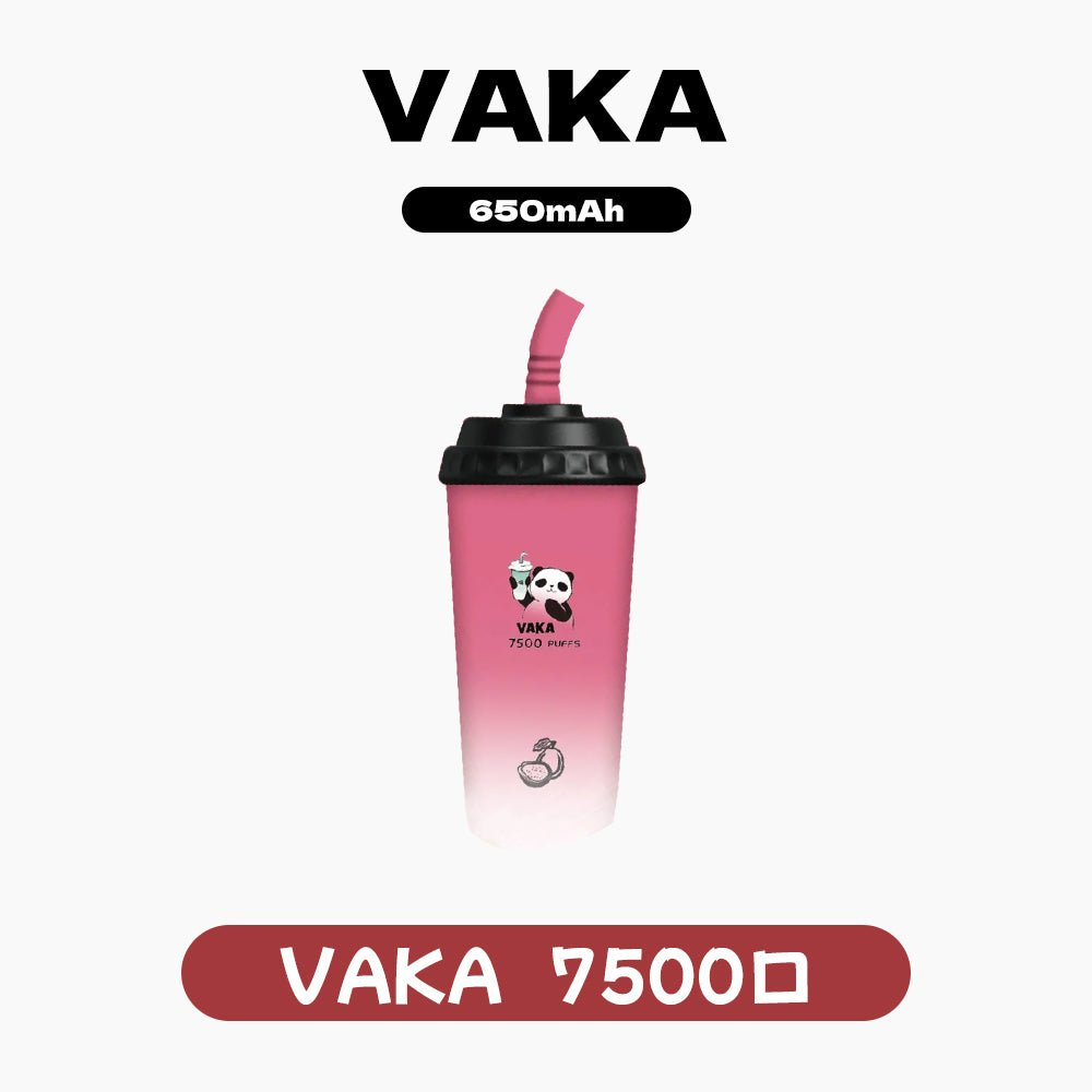 VAKA 奶茶杯 7500口拋棄式電子煙｜15ml 巨量續航【台灣現貨】免運